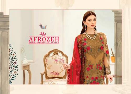 AFROZEH EMBROIDERED by laxmi fashion