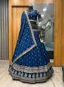 Roshni Royal Blue Lehenga Choli with Handwork Blouse