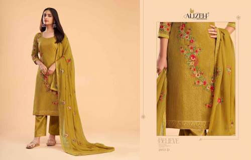 Zaida Vol 12 By Alizeh Georgette Unstiched Salwar Suits Wholesale  by Alizeh Official