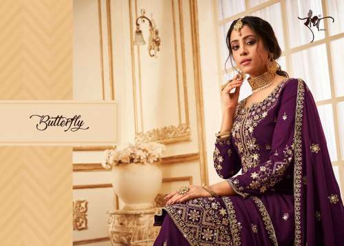 Radha Trendz Butterfly 861-864 Series Party Wear Salwar Suits Wholesale Price by Radhe Trendz