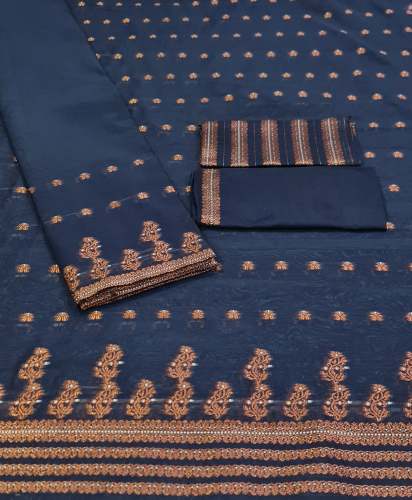 Wov﻿en Mekhela Chador Cotton Blend Saree by Krishna Creation