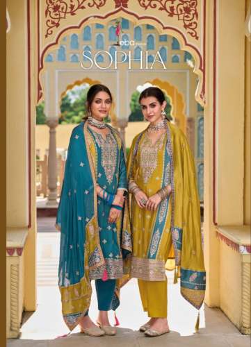 SOPHIA Premium Quality Silk 3pcs Suit  by shreenathji export