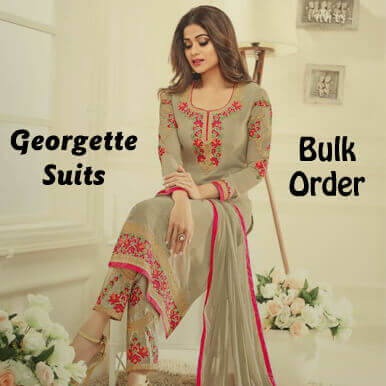 georgette suits wholesale