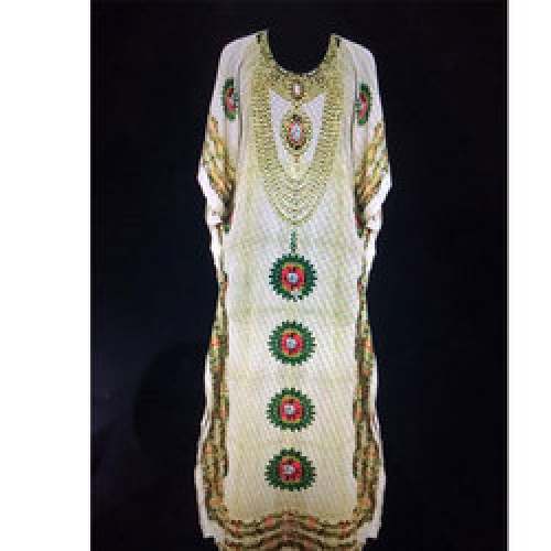  Half Sleeves Printed Kaftan