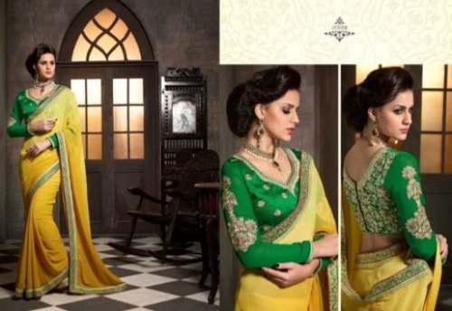 New Collection Lucknowi Chikan Saree by King Sarees