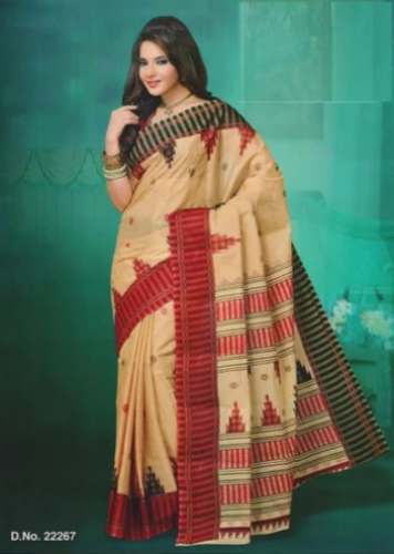 Trendy Printed Cotton Saree For Women by King Sarees
