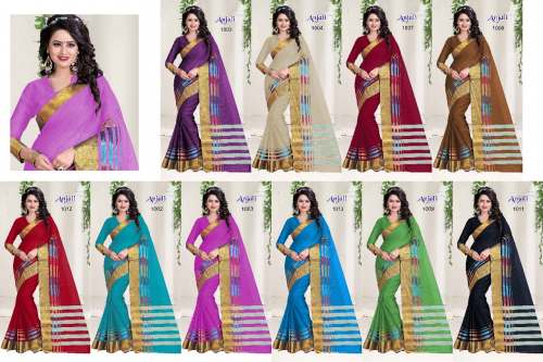 Designers Cotton Sarees by Tanushka cotton sarees