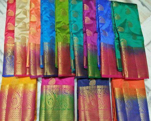 Kanchipurm Tussar Silk Saree by Shrima International Traders