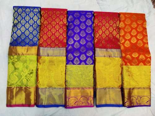 Handloom weave Pure Kanchi Pattu saree at Rs.5500/Piece in hyderabad offer  by Tirumala Silks
