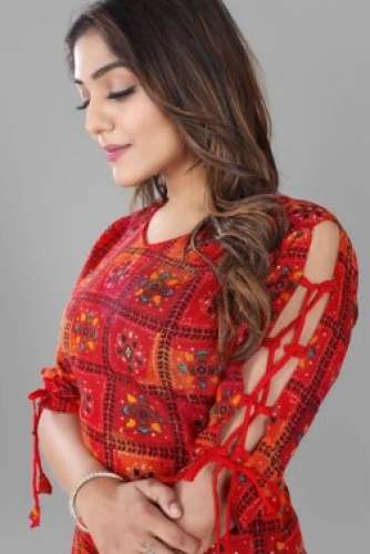 Buy Cotton Printed Cotton Kurti For Women at Rs.300/Piece in surat