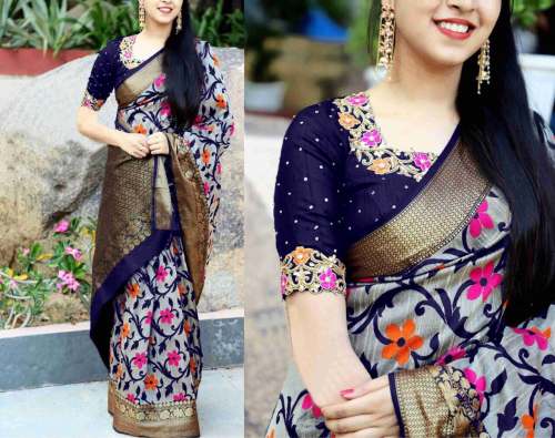 Bhagalpuri Silk Saree by Jhalak Fashion