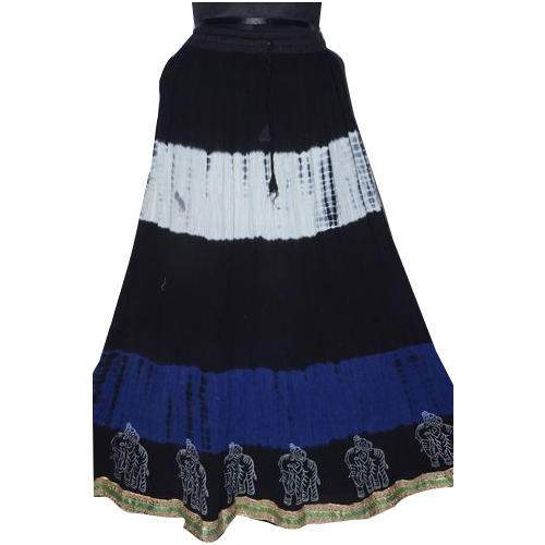 Designer Blue Long Skirt  by Govind training company