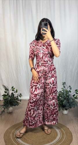 Printed Sugarcane Fancy Jumsuit