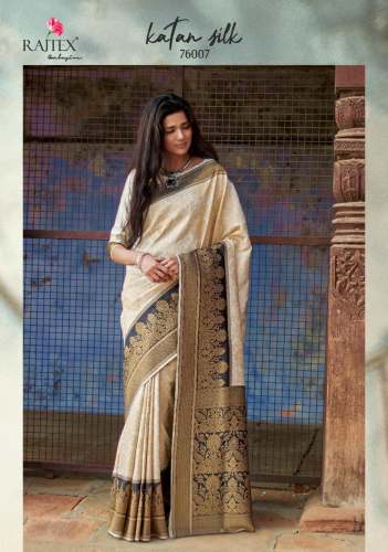 Katan Silk Saree- Rajtex