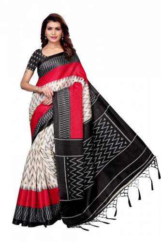 Ladies Fancy Printed Malgudi Silk Sarees at Rs.310/Piece in surat offer by  Stylista Corner