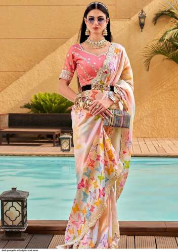 Desti Georgette Digital Printed Saree 