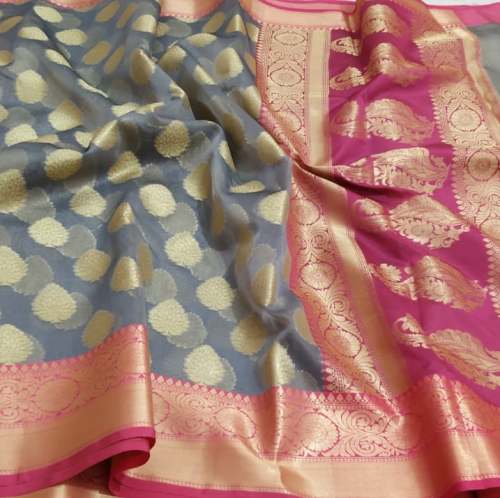 Designer Banarasi silk Saree  by Haji Abdul Hamid co 