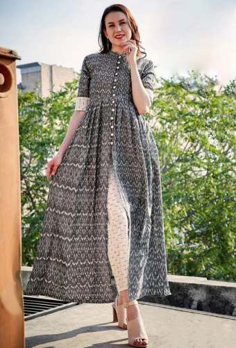 Front Slit long Kurti at Rs.599/Piece in surat offer by panchhi creation