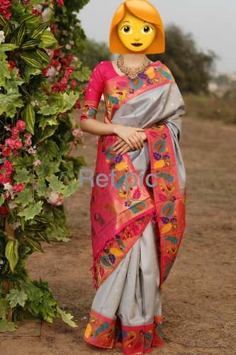 Fancy Gadwal Paithani Pure Silk Saree by SRI SAI ASSOCIATES