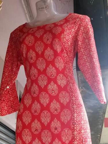 Designer Fancy Printed Kurti  by The Girls Collections