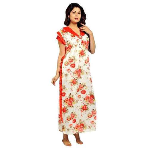 Flowery Printed Cotton Ladies Nighty at Rs.250/Piece in chennai offer by  Chettinadu Silk