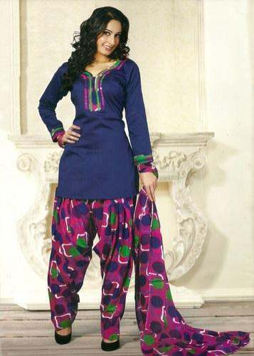 Fancy Printed Salwar With Plain Tops  by Way2hunt Fashion