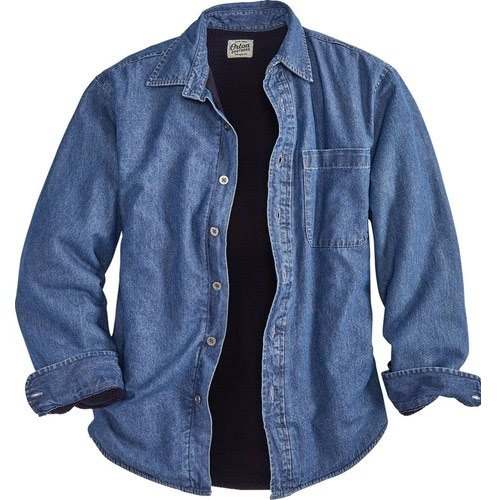 Mens Blue Denim Shirt 