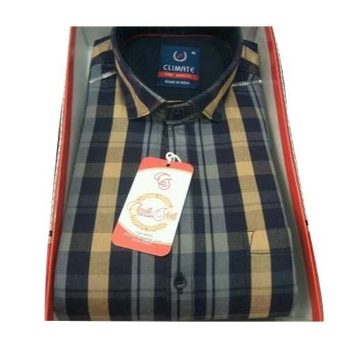 Mens Full Sleeves Check Shirt