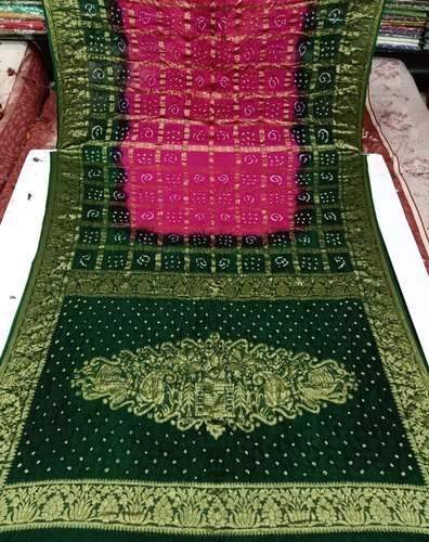 Wholesale bandhani sarees in Jamnagar, Gujarat, India from wholesalers best bandhej  sarees price