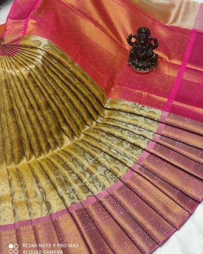 Bridal Banarasi Kanchipuram Tissue fab silk saree at Rs.1050/Piece in  varanasi offer by huzaifa silk sarees