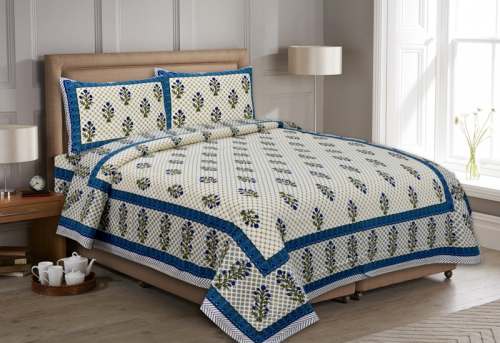 Jaipuri Printed Bedsheets by Jaipur Wholesaler