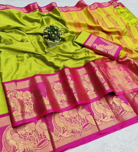 Cotton Silk in Exclusive Border Saree