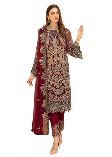 Anjani Lifestyle womens faux georgette salwar suit by Sonica Collection