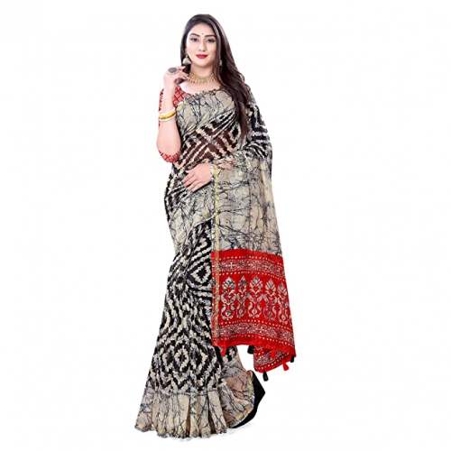 Buy SATTVA Brand Cotton Saree For Women by Sattva