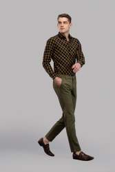 Buy UATHAYAM ARISER Kansas Cotton Linen Lycra Trouser for Men 1550830  Black at Amazonin