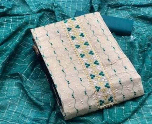 Buy Khadi Cotton Dress Material At Wholesale by Deepam