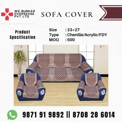 Sofa covers manufacturers, retailers, wholesalers and exporters in Delhi,  Delhi, India