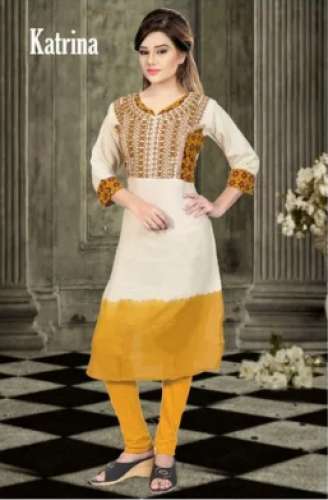 Straight Embroidered Kurti