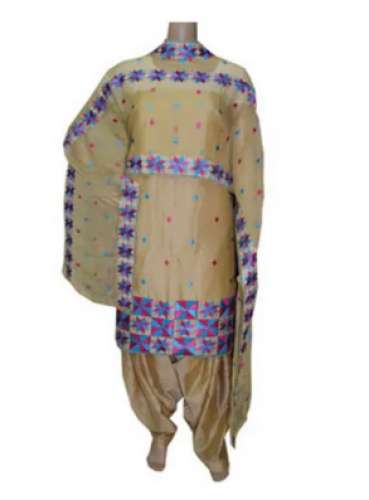 Sahej Suit Ladies Embroidered Dress Material by Sahej Suits