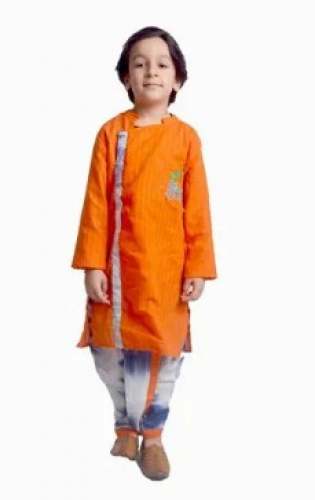 Angrakha Kurta with Dhoti for Kids Boys 