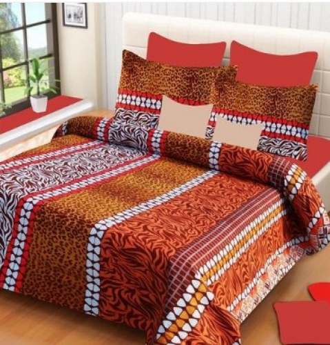 Stylish Pure Cotton Double Bed Sheet  by RG Home Furnishings