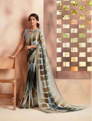 Ladies Fancy Georgette Saree by Venis Collections