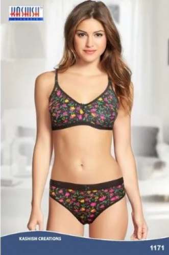 Fancy Ladies Printed Bra Panty Set at Rs.141/Piece in ulhasnagar offer by  Kashish Creations