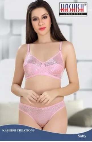 Latest Collection Light Pink Bra Panty Set at Rs.187/Piece in ulhasnagar  offer by Kashish Creations