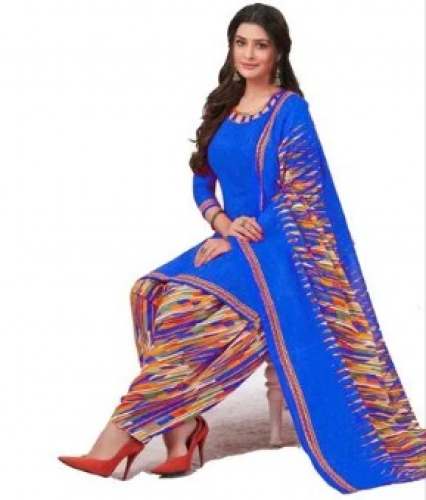 Azad Dyeing Unstitched Crep Printed Dress Material by AZAD DYEING