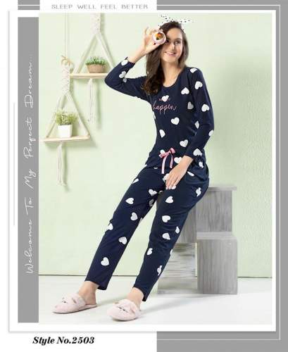 Girls Heart Design Night Suit at Rs.599/Piece in barnala offer by