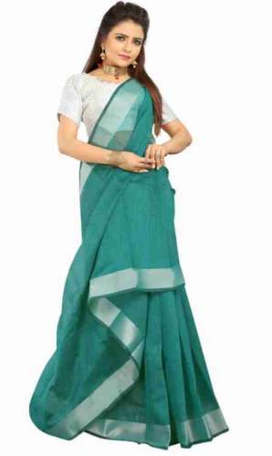 New Collection Plain Cotton Handloom Saree