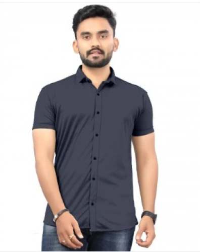 Lycra Mens Casual Shirt At Wholesale