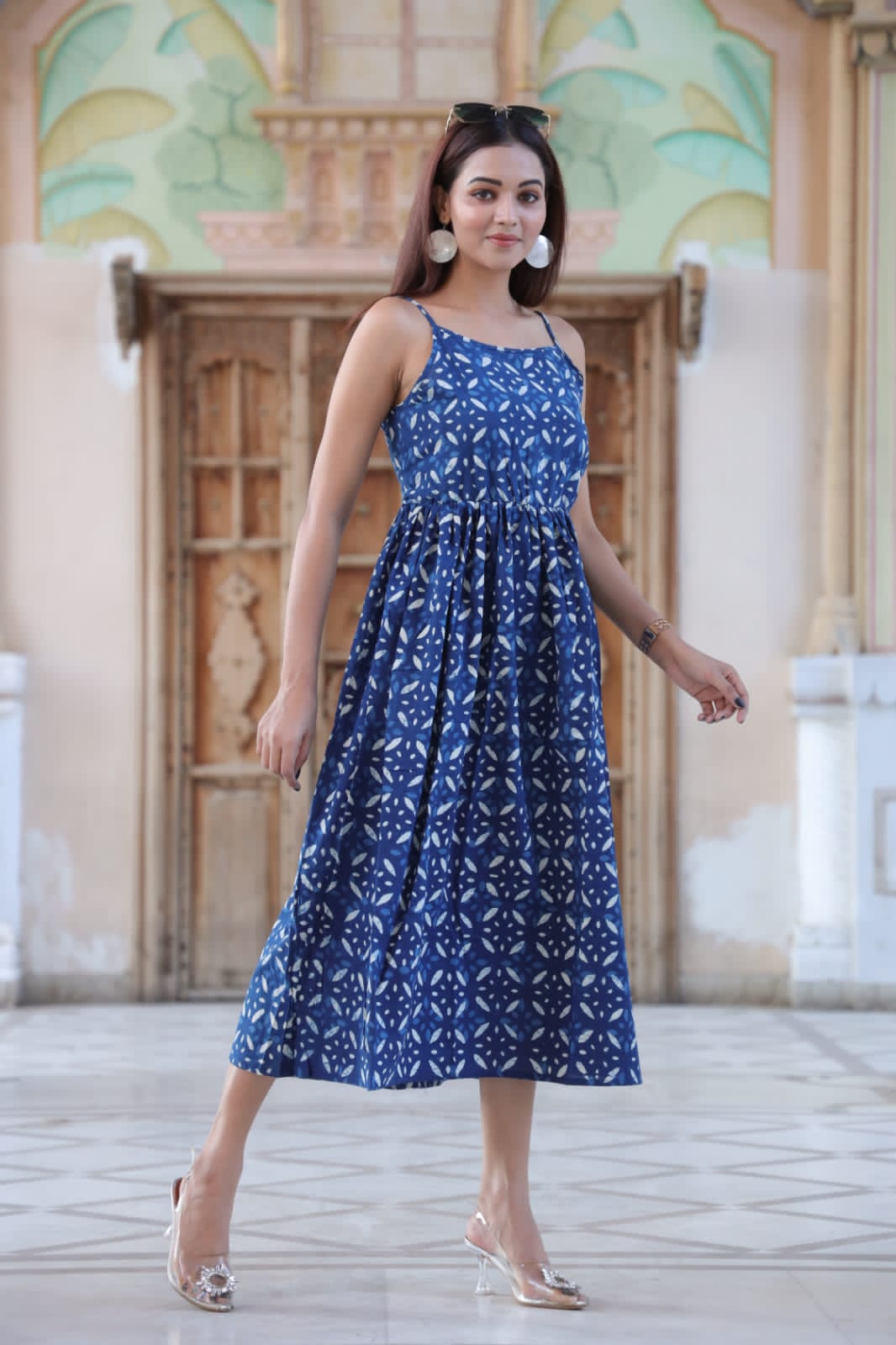 one piece dress bagru print at Rs.600/Piece in jaipur offer by print