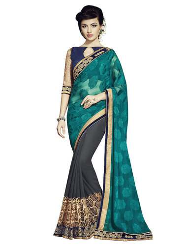 Designer Embroidered Saree